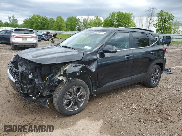 2024 Kia Seltos S with VIN KNDEUCAA7R7605575, listed as a Copart auction lot 58466915 with 7,065 mi miles and Salvage title. Bid and sale history available at DreamBid. Image 1.