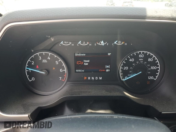 2023 Ford F-150 XL with VIN 1FTEX1CP3PKD50009, listed as a Copart auction lot 59509115 with 90,138 mi miles and Salvage title. Bid and sale history available at DreamBid. Image 9.