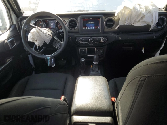 2023 Jeep Wrangler Sport S with VIN 1C4HJXDN7PW671722, listed as a Copart auction lot 42614755 with 41,584 mi miles and Salvage Title. Bid and sale history available at DreamBid. Image 8.