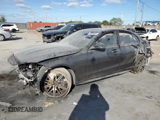 2024 Mercedes-Benz C 43 AMG z VIN W1KAF8HB6RR185662, wystawiony jako Copart lot #84099634 z przebiegiem 7 044 mil mil oraz Szkoda całkowita • Salvage title. Historia ofert i sprzedaży dostępna na DreamBid. Obrazek 1.