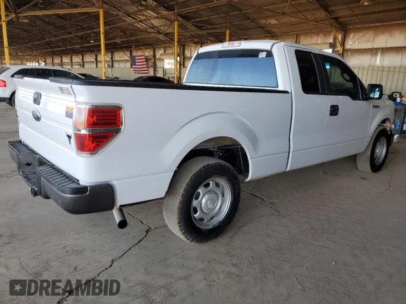 2014 Ford F-150 XL with VIN 1FTEX1CM1EKG08353, listed as a Copart auction lot 53927355 with 82,661 mi miles and Salvage Title. Bid and sale history available at carsss.com. Image 3.