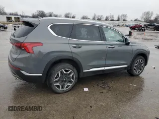 2021 Hyundai Santa Fe Limited with VIN 5NMS4DAL3MH332520, listed as a Copart auction lot 43326735 with 56,548 mi miles and Salvage Title. Bid and sale history available at carsss.com. Image 3.