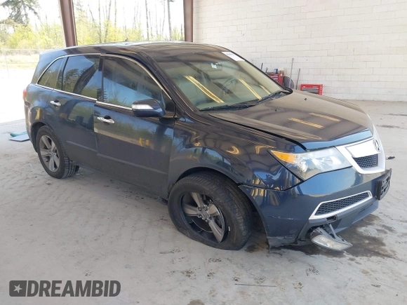 2011 Acura MDX with VIN 2HNYD2H22BH532772, listed as a IAAI auction lot 42109637 with 89,712 mi miles. Bid and sale history available at carsss.com. Image 1.