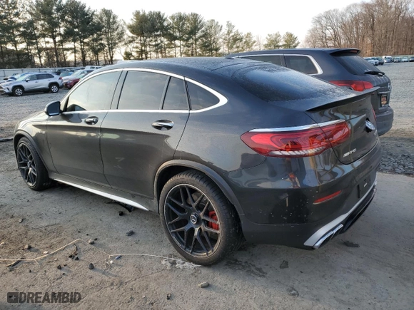 2020 Mercedes-Benz GLC with VIN WDC0J8KB5LF744831, listed as a Copart auction lot 85045494 with 43,739 mi miles and Salvage Title. Bid and sale history available at carsss.com. Image 2.