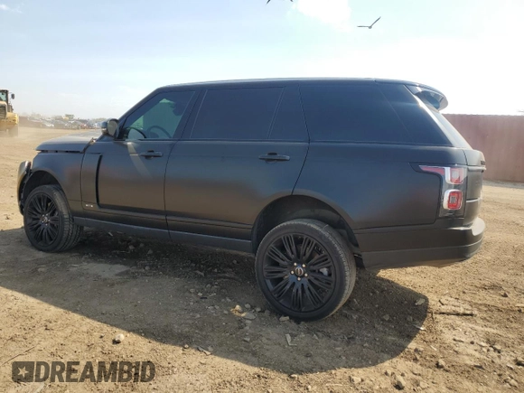 2018 Land Rover Range Rover with VIN SALGS5REXJA393675, listed as a Copart auction lot 54340625 with 94,674 mi miles and Salvage title. Bid and sale history available at DreamBid. Image 2.