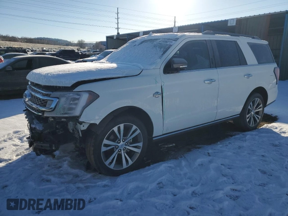 2020 Ford Expedition King Ranch with VIN 1FMJU1PT2LEA95310, listed as a Copart auction lot 41886015 with 65,722 mi miles and Salvage Title. Bid and sale history available at carsss.com. Image 1.