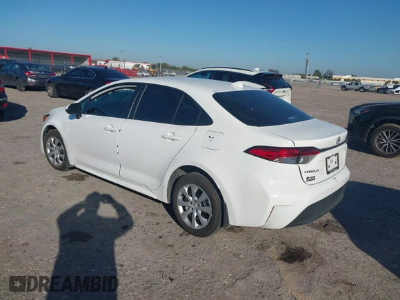 2024 Toyota Corolla LE with VIN 5YFB4MDE7RP218014, listed as a IAAI auction lot 41470209 with 10,877 mi miles. Bid and sale history available at carsss.com. Image 3.