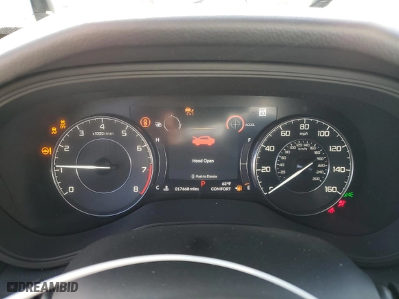2021 Acura TLX with VIN 19UUB5F34MA013166, listed as a Copart auction lot 48338155 with 17,668 mi miles and Clean Title. Bid and sale history available at carsss.com. Image 9.