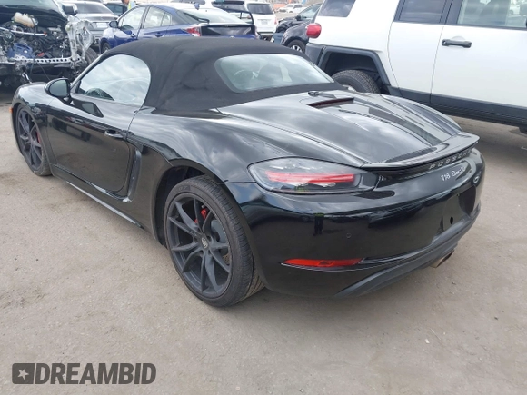 2018 Porsche 718 Boxster with VIN WP0CA2A84JS210262, listed as a IAAI auction lot 41799244 with 62,492 mi miles and . Bid and sale history available at DreamBid. Image 3.