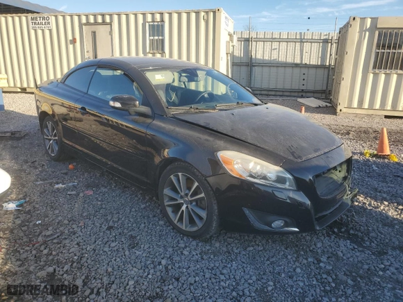 2013 Volvo C70 T5 with VIN YV1672MC4DJ136695, listed as a Copart auction lot 87858805 with 168,582 mi miles and Salvage Title. Bid and sale history available at carsss.com. Image 4.
