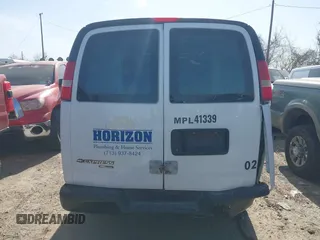 2013 Chevrolet Express Cargo with VIN 1GCWGGFA5D1117720, listed as a IAAI auction lot 41670878 with 224,650 mi miles and . Bid and sale history available at DreamBid. Image 16.