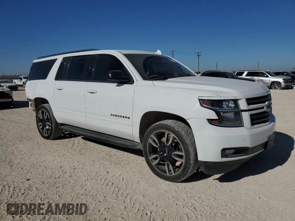 2019 Chevrolet Suburban Premier with VIN 1GNSKJKJ1KR166497, listed as a Copart auction lot 87331014 with 162,269 mi miles and Salvage Title. Bid and sale history available at DreamBid. Image 4.