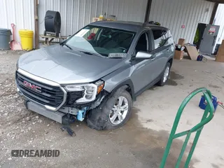 2024 GMC Terrain SLE with VIN 3GKALTEG7RL346411, listed as a IAAI auction lot 42338008 with 18,281 mi miles and . Bid and sale history available at DreamBid. Image 2.
