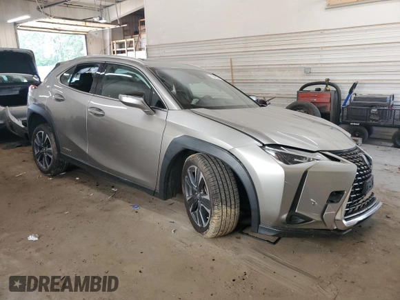 2022 Lexus UX 250h with VIN JTHX9JBH3N2058322, listed as a Copart auction lot 61646505 with 46,297 mi miles and Salvage title. Bid and sale history available at DreamBid. Image 4.