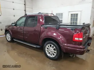 2007 Ford Explorer Sport Trac Limited with VIN 1FMEU33817UA09107, listed as a Copart auction lot 44115535 with 163,733 mi miles and Clean Title. Bid and sale history available at carsss.com. Image 2.