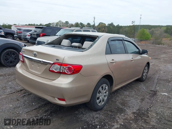 2011 Toyota Corolla L with VIN JTDBU4EE7B9127447, listed as a IAAI auction lot 41840687 with 183,783 mi miles. Bid and sale history available at carsss.com. Image 4.