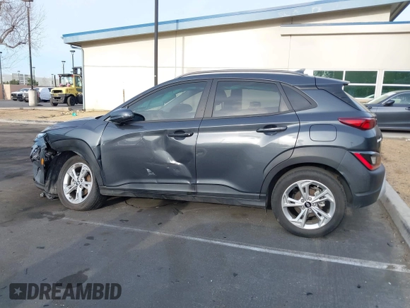 2022 Hyundai Kona SEL with VIN KM8K62AB6NU766779, listed as a IAAI auction lot 41889147 with 39,371 mi miles and . Bid and sale history available at DreamBid. Image 15.