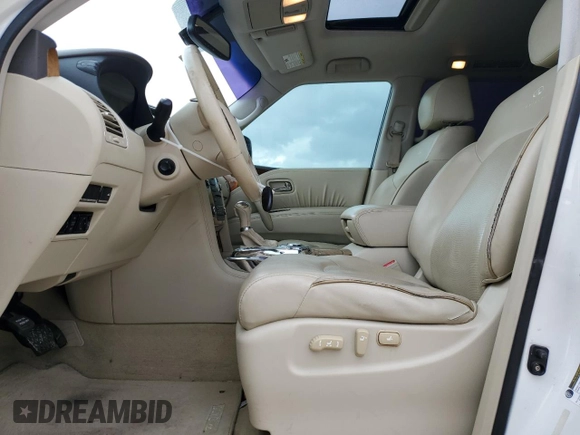 2012 Infiniti QX56 7-passenger with VIN JN8AZ2NF3C9517655, listed as a Copart auction lot 78241174 with 182,533 mi miles and Salvage Title. Bid and sale history available at carsss.com. Image 7.