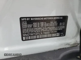 2020 MINI Countryman Cooper S с VIN WMZYW7C01L3L79003, выставлен на аукционе Copart как лот 60715415 с пробегом 35 008 миль миль и Списание • Salvage title. История ставок и продаж доступна на DreamBid. Изображение 14.