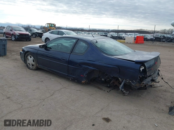 2001 Chevrolet Monte Carlo SS with VIN 2G1WX15K519292279, listed as a IAAI auction lot 41537531 with 104,031 mi miles. Bid and sale history available at carsss.com. Image 3.