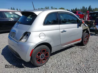 2014 FIAT 500e with VIN 3C3CFFGE2ET266747, listed as a IAAI auction lot 42394815 with 66,625 mi miles and . Bid and sale history available at DreamBid. Image 4.