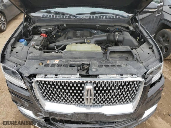 2020 Lincoln Navigator Reserve with VIN 5LMJJ2LT3LEL09707, listed as a Copart auction lot 47657675 with 54,145 mi miles and Salvage Title. Bid and sale history available at carsss.com. Image 12.