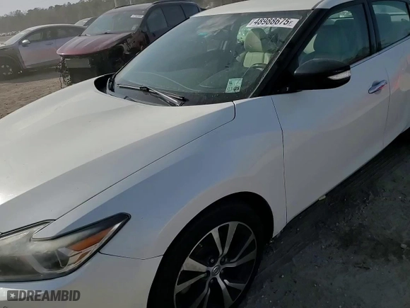 2017 Nissan Maxima SV with VIN 1N4AA6AP0HC449713, listed as a Copart auction lot 48988675 with 198,203 mi miles and Salvage Title. Bid and sale history available at carsss.com. Image 10.