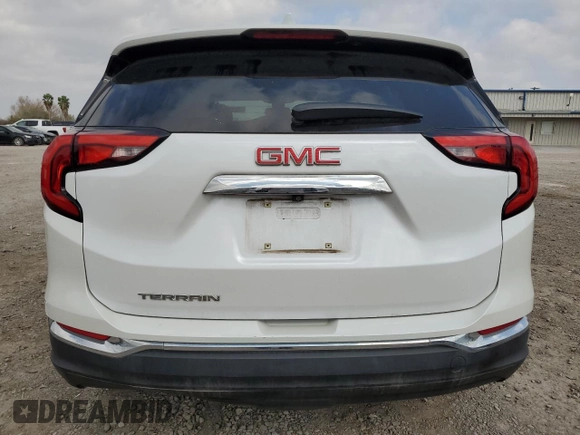 2020 GMC Terrain SLT with VIN 3GKALPEV4LL308244, listed as a Copart auction lot 44169165 with 33,697 mi miles and Salvage title. Bid and sale history available at DreamBid. Image 6.