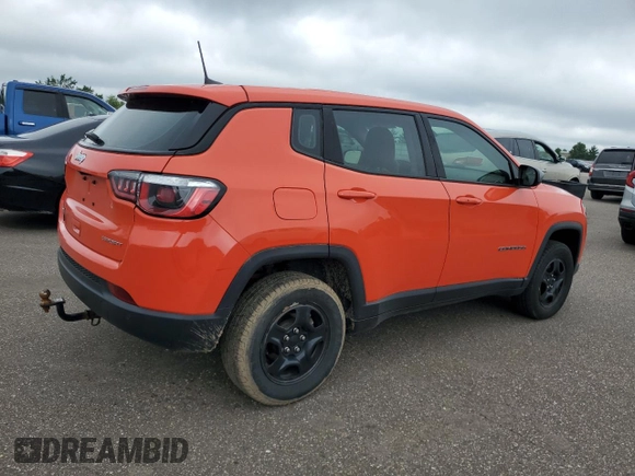 2018 Jeep Compass Sport с VIN 3C4NJDAB2JT356335, выставлен на аукционе Copart как лот 61279735 с пробегом 88 731 миль миль и Списание • Salvage title. История ставок и продаж доступна на DreamBid. Изображение 3.