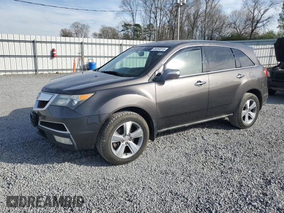 2012 Acura MDX Tech/Entertainment Pkg with VIN 2HNYD2H42CH527106, listed as a Copart auction lot 49253315 with 201,887 mi miles and Salvage Title. Bid and sale history available at carsss.com. Image 1.