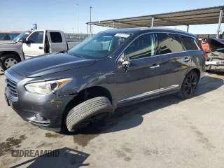 2013 Infiniti JX35 with VIN 5N1AL0MM9DC307014, listed as a Copart auction lot 55523725 with 225,160 mi miles and Salvage Title. Bid and sale history available at carsss.com. Image 1.
