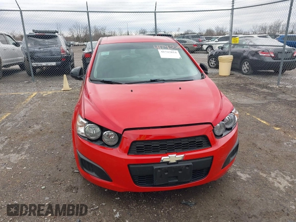 2013 Chevrolet Sonic LT with VIN 1G1JC6SH1D4205688, listed as a IAAI auction lot 41743824 with 21,440 mi miles. Bid and sale history available at carsss.com. Image 6.