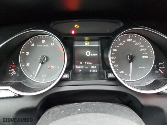 2015 Audi S5 with VIN WAUCGBFR3FA031270, listed as a Copart auction lot 50815445 with 244,593 mi miles and Clean Title. Bid and sale history available at carsss.com. Image 9.