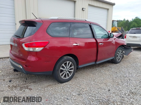 2016 Nissan Pathfinder SV with VIN 5N1AR2MM2GC629654, listed as a IAAI auction lot 42170119 with 121,000 mi miles and . Bid and sale history available at DreamBid. Image 4.