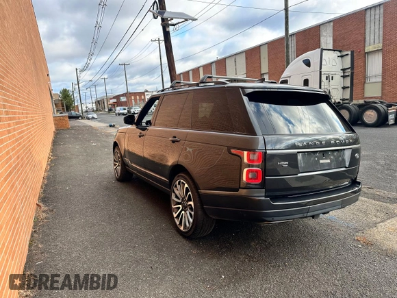 2020 Land Rover Range Rover with VIN SALGS5SE6LA588346, listed as a Copart auction lot 81150904 with 47,444 mi miles and Salvage title. Bid and sale history available at DreamBid. Image 5.