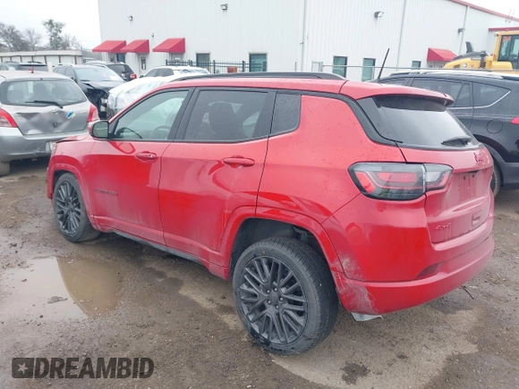 2022 Jeep Compass High Altitude with VIN 3C4NJDCB1NT213153, listed as a IAAI auction lot 41605539 with 36,519 mi miles and . Bid and sale history available at DreamBid. Image 3.