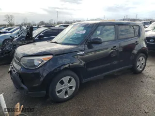 2015 Kia Soul with VIN KNDJN2A24F7220503, listed as a Copart auction lot 53996335 with 0 mi miles and Clean Title. Bid and sale history available at carsss.com. Image 1.