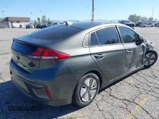 2021 Hyundai Ioniq Blue with VIN KMHC65LC8MU261689, listed as a IAAI auction lot 41857330 with 69,947 mi miles and . Bid and sale history available at DreamBid. Image 4.