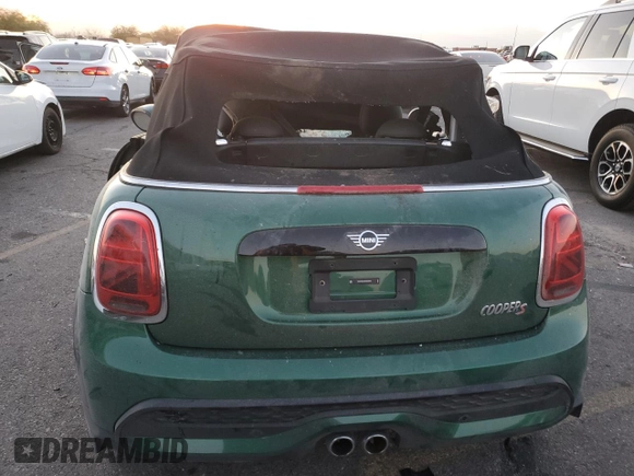 2024 MINI Convertible Cooper S with VIN WMW43DL09R3S02856, listed as a Copart auction lot 84647294 with Not provided miles and Salvage title. Bid and sale history available at DreamBid. Image 6.