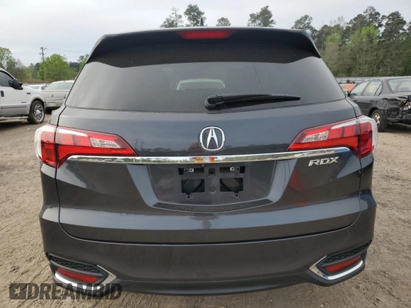 2016 Acura RDX with VIN 5J8TB3H32GL003614, listed as a Copart auction lot 50783455 with 75,162 mi miles and Salvage Title. Bid and sale history available at carsss.com. Image 6.