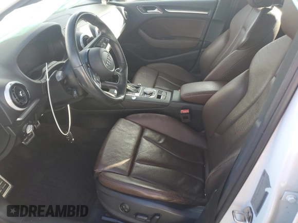 2017 Audi A3 Sedan Premium Plus with VIN WAUGUGFF8H1076138, listed as a Copart auction lot 86173614 with 112,733 mi miles and Salvage Title. Bid and sale history available at carsss.com. Image 7.