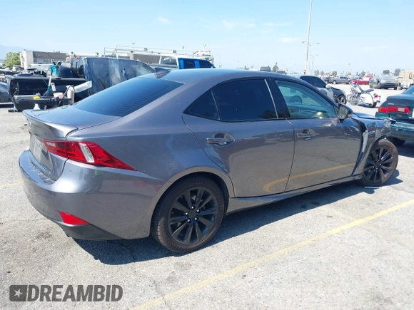 2015 Lexus IS 250 with VIN JTHBF1D23F5080235, listed as a IAAI auction lot 42482379 with 119,640 mi miles and . Bid and sale history available at DreamBid. Image 4.