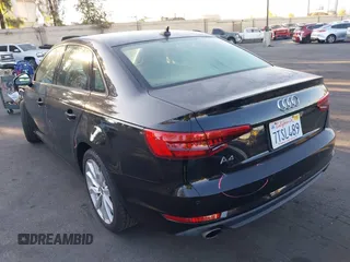 2017 Audi A4 Premium with VIN WAUGNAF42HN011030, listed as a IAAI auction lot 42674588 with 62,802 mi miles and . Bid and sale history available at DreamBid. Image 3.