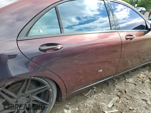 2019 Mercedes-Benz S 560 with VIN WDDUG8GB1KA460161, listed as a Copart auction lot 56998664 with Not Provided miles and Salvage Title. Bid and sale history available at DreamBid. Image 10.