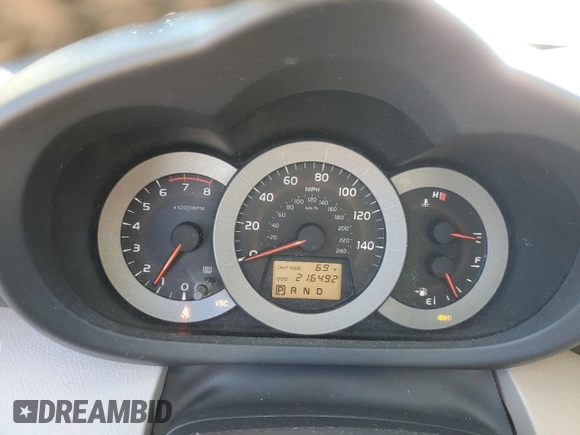 2007 Toyota RAV4 Limited with VIN JTMBK31V275033982, listed as a Copart auction lot 77843044 with 216,492 mi miles and Salvage Title. Bid and sale history available at carsss.com. Image 9.