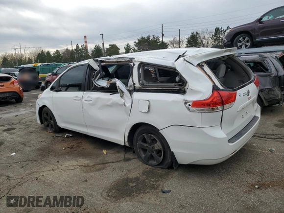2011 Toyota Sienna LE AAS with VIN 5TDKK3DC6BS168718, listed as a Copart auction lot 51317445 with 141,933 mi miles and Clean title. Bid and sale history available at DreamBid. Image 2.