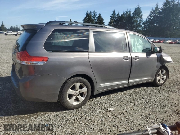 2012 Toyota Sienna LE AAS with VIN 5TDKK3DC5CS264437, listed as a Copart auction lot 51627875 with 165,778 mi miles and Salvage Title. Bid and sale history available at carsss.com. Image 3.
