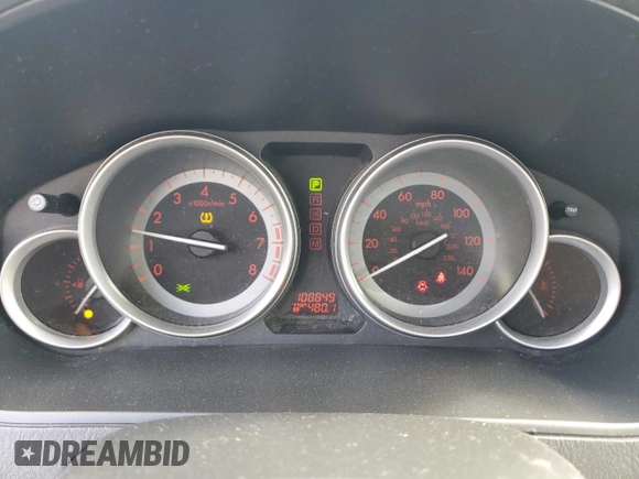 2010 Mazda CX-9 Grand Touring with VIN JM3TB3MV3A0225911, listed as a Copart auction lot 47468355 with 108,849 mi miles and Salvage Title. Bid and sale history available at DreamBid. Image 9.