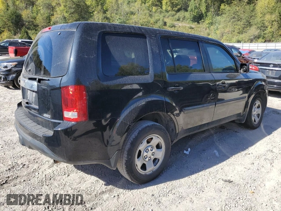 2015 Honda Pilot LX with VIN 5FNYF4H22FB019724, listed as a Copart auction lot 74787984 with 169,731 mi miles and Salvage Title. Bid and sale history available at DreamBid. Image 3.