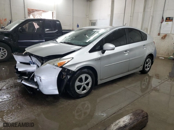 2012 Toyota Prius One with VIN JTDKN3DU4C5488269, listed as a Copart auction lot 46871545 with 125,066 mi miles and Salvage Title. Bid and sale history available at carsss.com. Image 1.